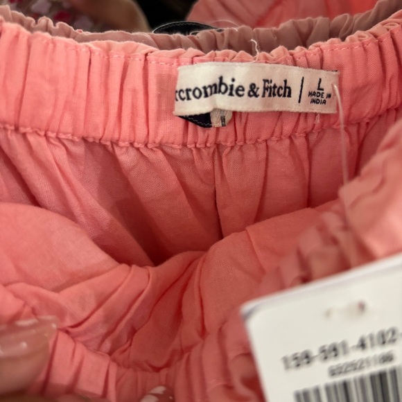 Abercrombie & Fitch Pink Puff Sleeve Dress - Picture 3 of 5